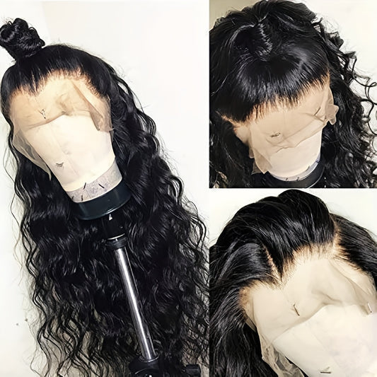 13*4 Lace Front Wigs 26 Inch Long Black Hair Lace Wigs Loose Wavy Hair Glueless Heat Resistant Synthetic Lace Front Wigs For Women